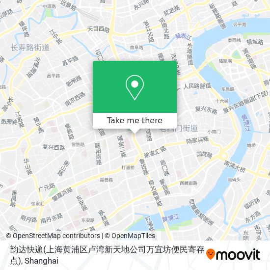 韵达快递(上海黄浦区卢湾新天地公司万宜坊便民寄存点) map
