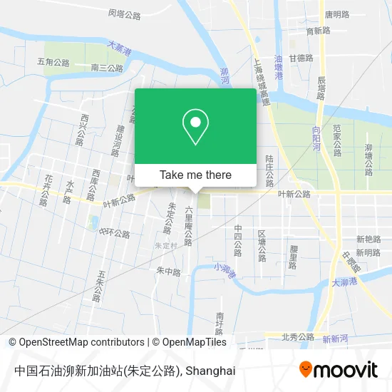 中国石油泖新加油站(朱定公路) map