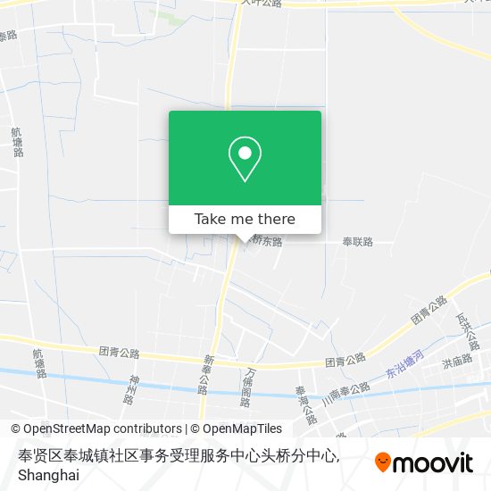 奉贤区奉城镇社区事务受理服务中心头桥分中心 map