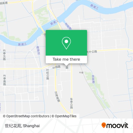 世纪花苑 map