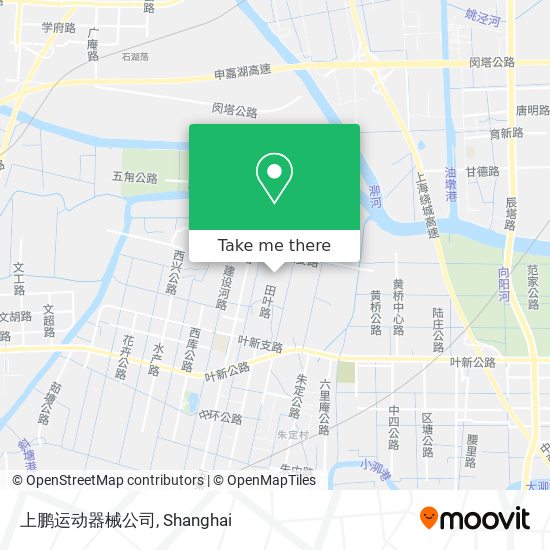 上鹏运动器械公司 map