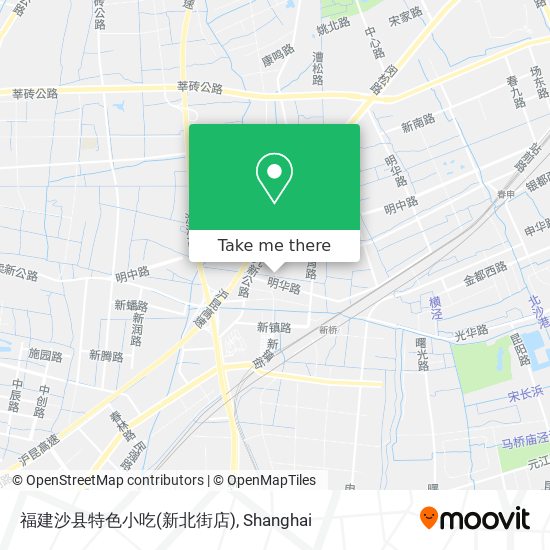 福建沙县特色小吃(新北街店) map