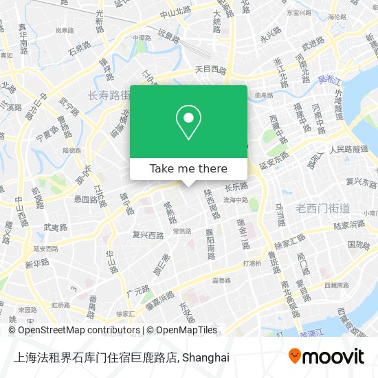 上海法租界石库门住宿巨鹿路店 map