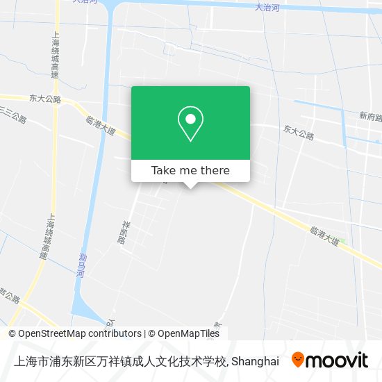 上海市浦东新区万祥镇成人文化技术学校 map
