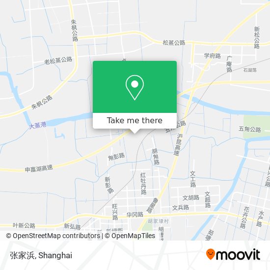 张家浜 map