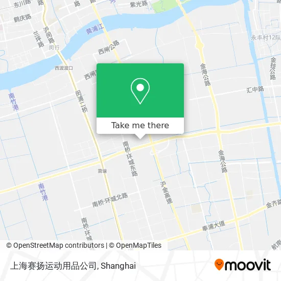 上海赛扬运动用品公司 map