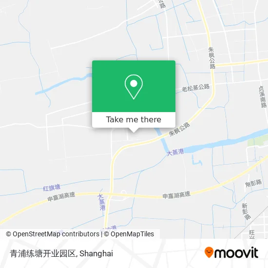 青浦练塘开业园区 map