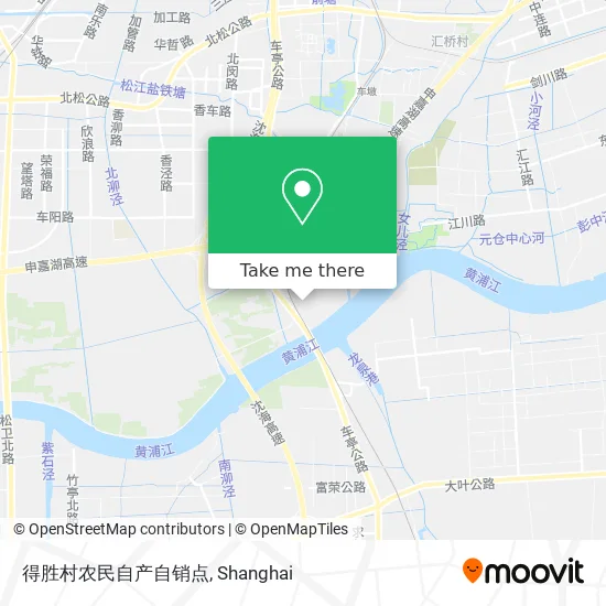 得胜村农民自产自销点 map