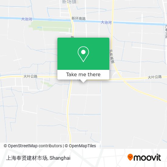 上海奉贤建材市场 map