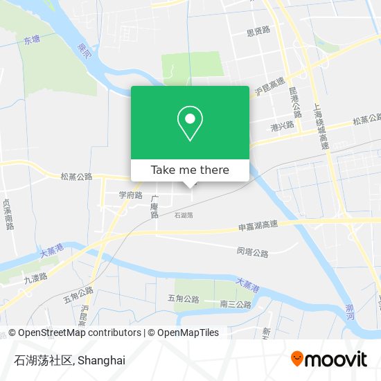 石湖荡社区 map