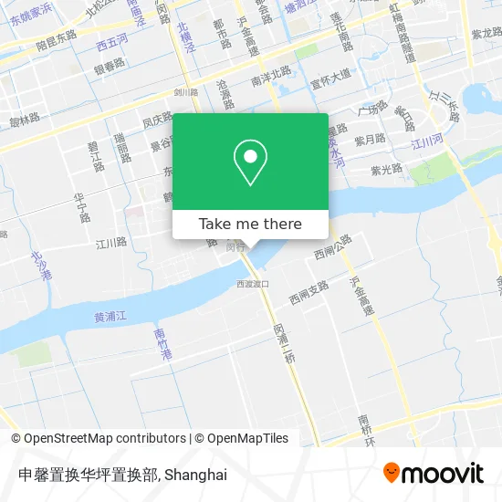 申馨置换华坪置换部 map