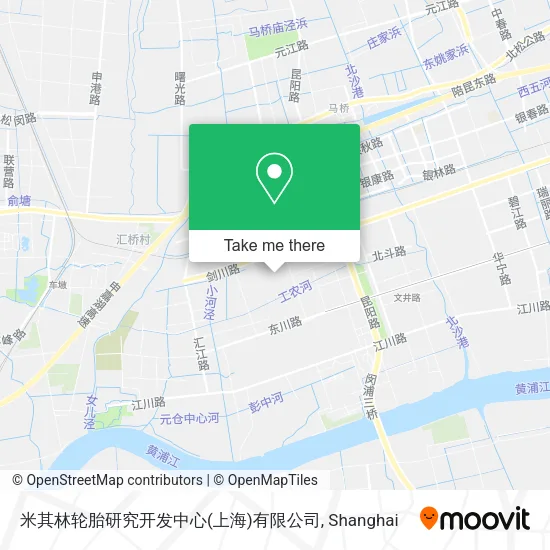 米其林轮胎研究开发中心(上海)有限公司 map
