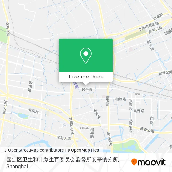 嘉定区卫生和计划生育委员会监督所安亭镇分所 map
