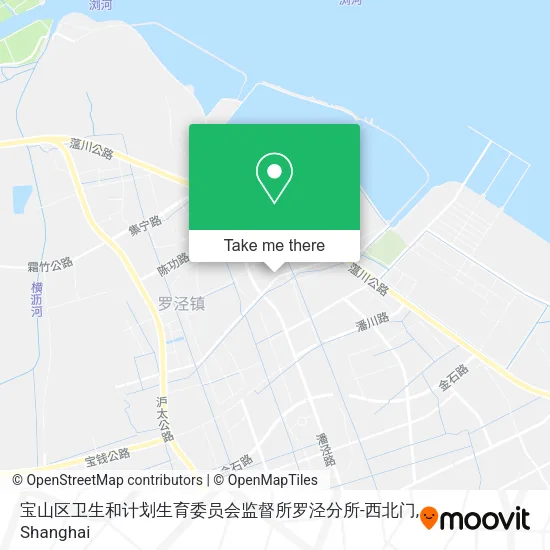 宝山区卫生和计划生育委员会监督所罗泾分所-西北门 map