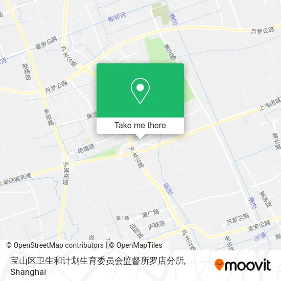 宝山区卫生和计划生育委员会监督所罗店分所 map