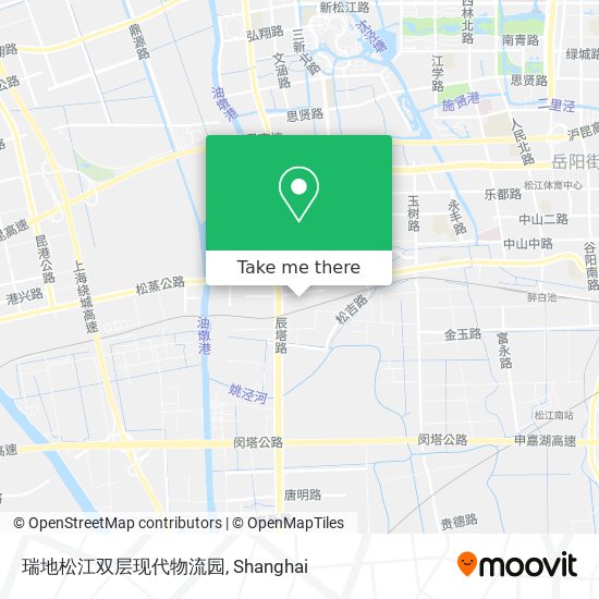 瑞地松江双层现代物流园 map