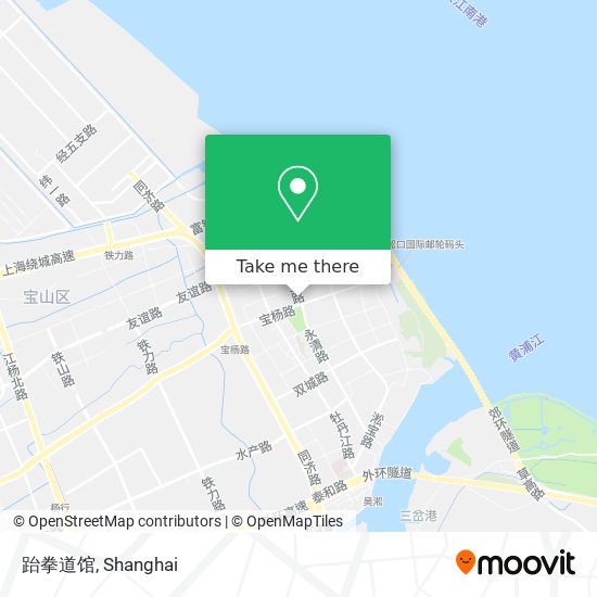 跆拳道馆 map