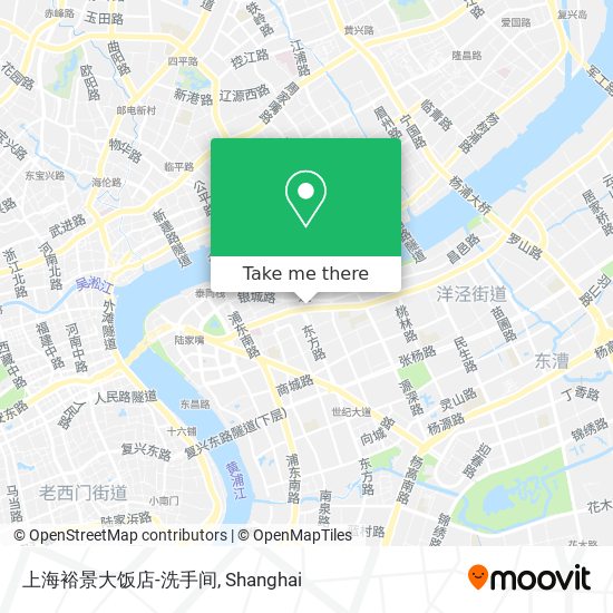 上海裕景大饭店-洗手间 map