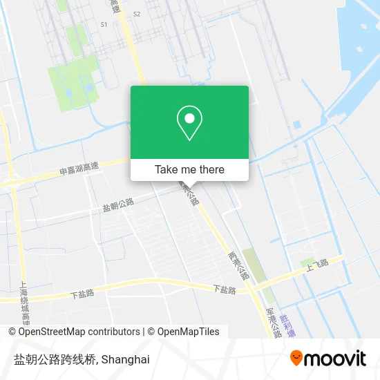盐朝公路跨线桥 map