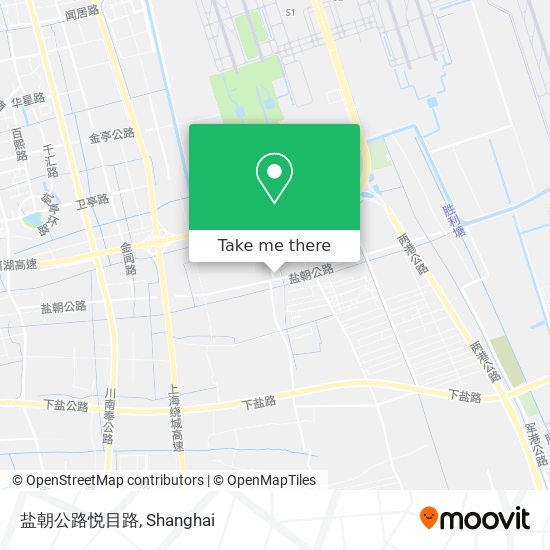 盐朝公路悦目路 map