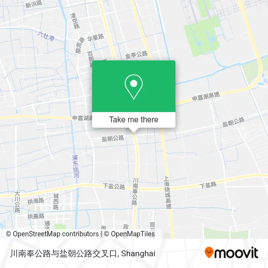 川南奉公路与盐朝公路交叉口 map