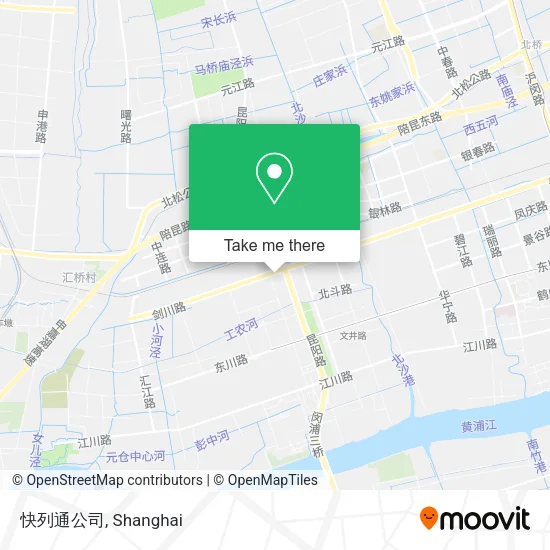 快列通公司 map