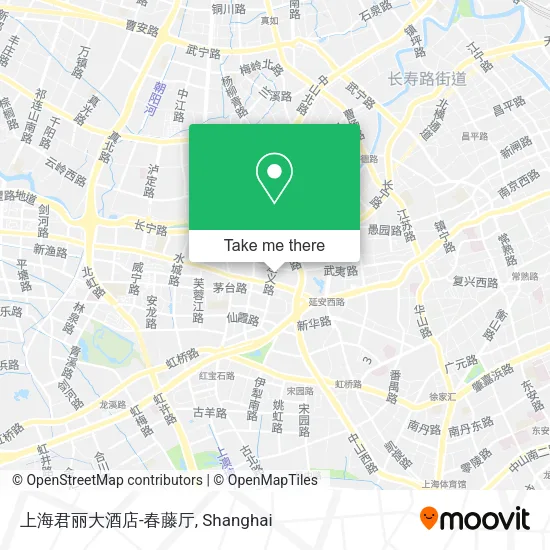 上海君丽大酒店-春藤厅 map