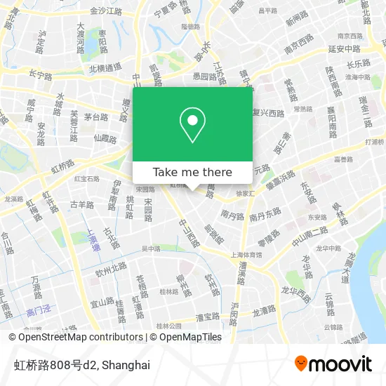 虹桥路808号d2 map
