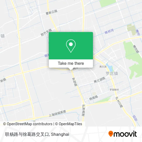 联杨路与徐葛路交叉口 map
