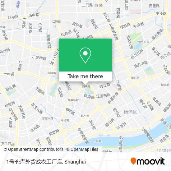 1号仓库外货成衣工厂店 map