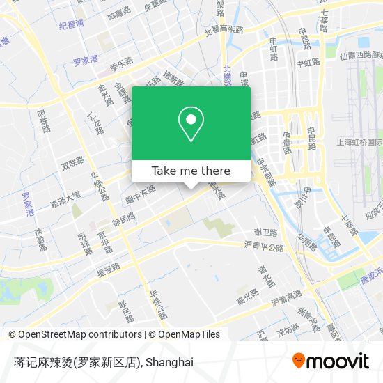 蒋记麻辣烫(罗家新区店) map