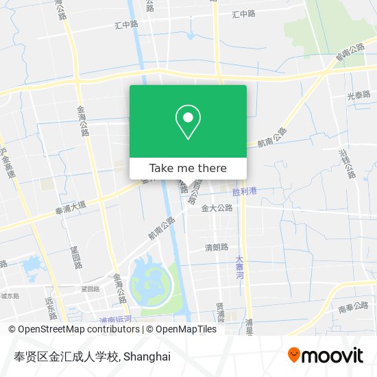 奉贤区金汇成人学校 map