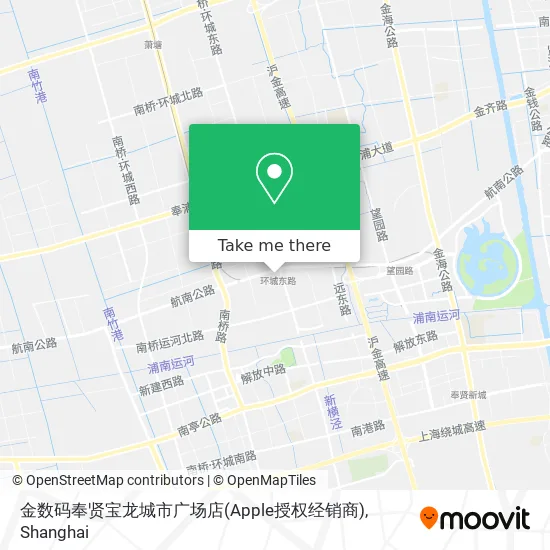 金数码奉贤宝龙城市广场店(Apple授权经销商) map