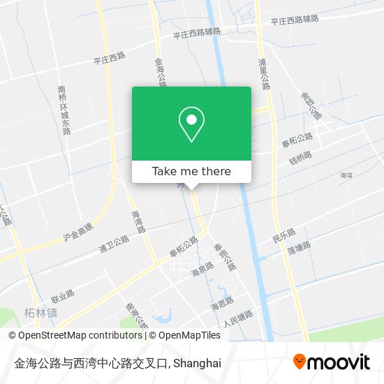 金海公路与西湾中心路交叉口 map