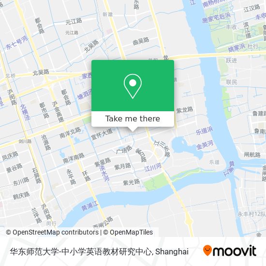 华东师范大学-中小学英语教材研究中心 map