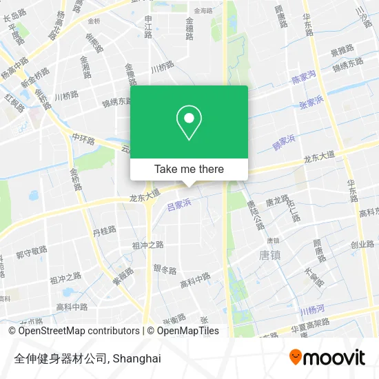 全伸健身器材公司 map