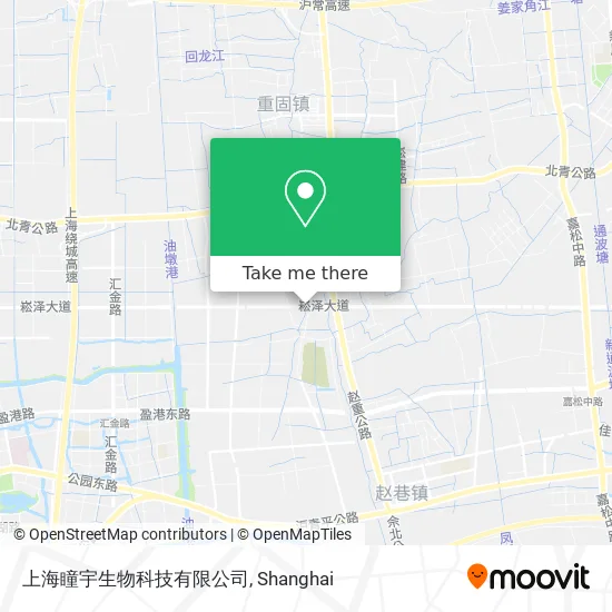 上海瞳宇生物科技有限公司 map