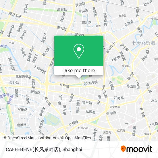 CAFFEBENE(长风景畔店) map