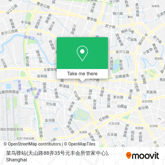 菜鸟驿站(天山路88弄35号元丰会所管家中心) map