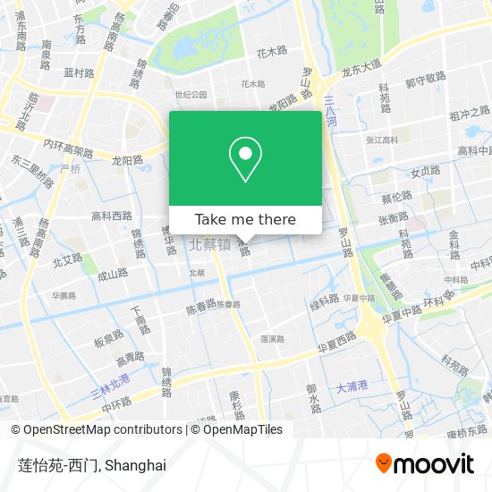 莲怡苑-西门 map