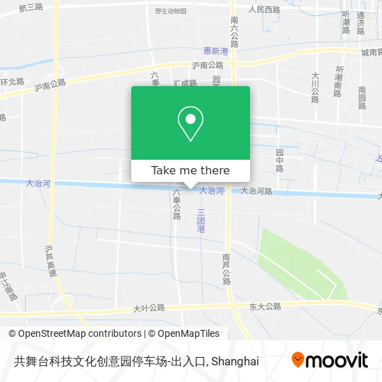 共舞台科技文化创意园停车场-出入口 map