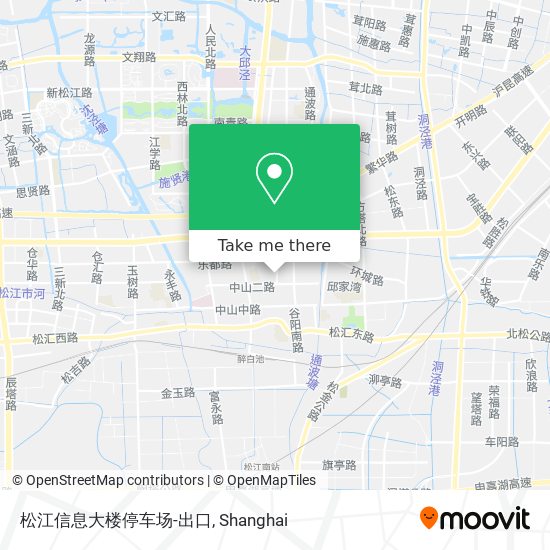 松江信息大楼停车场-出口 map