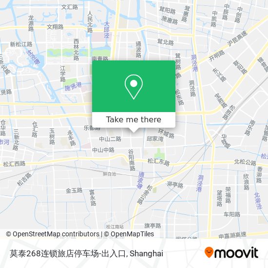 莫泰268连锁旅店停车场-出入口 map