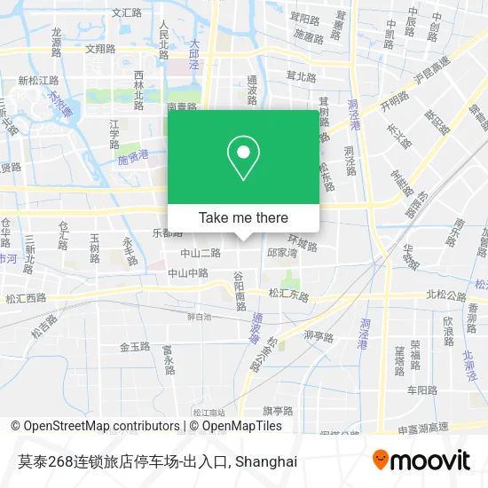 莫泰268连锁旅店停车场-出入口 map