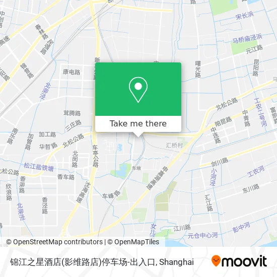锦江之星酒店(影维路店)停车场-出入口 map