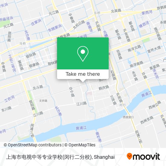 上海市电视中等专业学校(闵行二分校) map