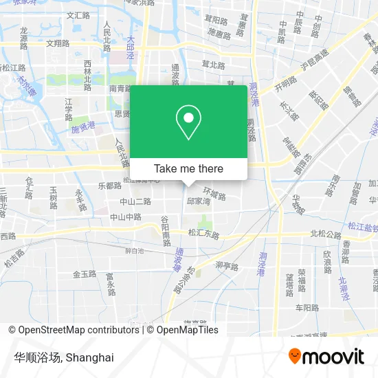 华顺浴场 map