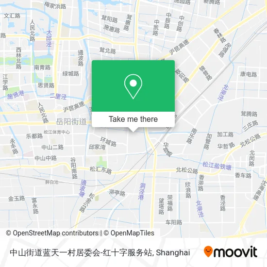中山街道蓝天一村居委会-红十字服务站 map