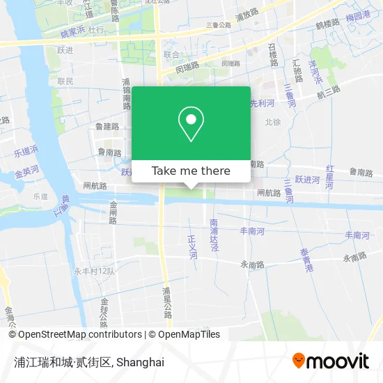 浦江瑞和城·贰街区 map