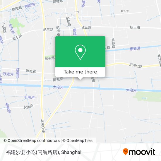 福建沙县小吃(闸航路店) map